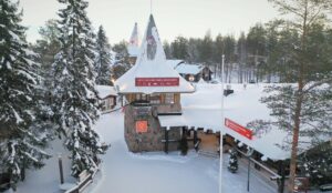 Santa Claus Main Post Office at the Arctic Circle in Finnish Lapland