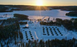 Arctic SnowHotel & Glass Igloos in Rovaniemi in Finnish Lapland