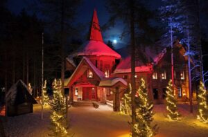 Mrs. Santa Claus’ Christmas Cottage, located right in Santa Claus Village, Rovaniemi