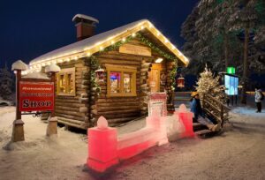 Roosevelt Cottage in Santa Claus Village at the Arctic Circle Rovaniemi