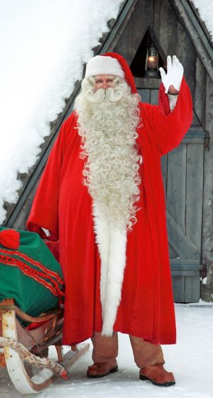 Babbo Natale a Rovaniemi in Lapponia in Finlandia