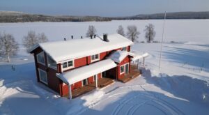 Maison de vacances Villa Lehtoniemi à la campagne de Rovaniemi en Laponie finandaise