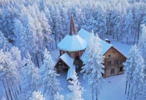 Maison de la Mère Noël dans le Village du Père Noël à Rovaniemi en Laponie