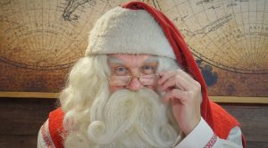 Der Weihnachtsmann, Santa Claus, in Lappland